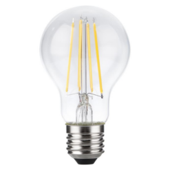 LED A60  8,5W 1000lm 27K E27 glær dimmanleg