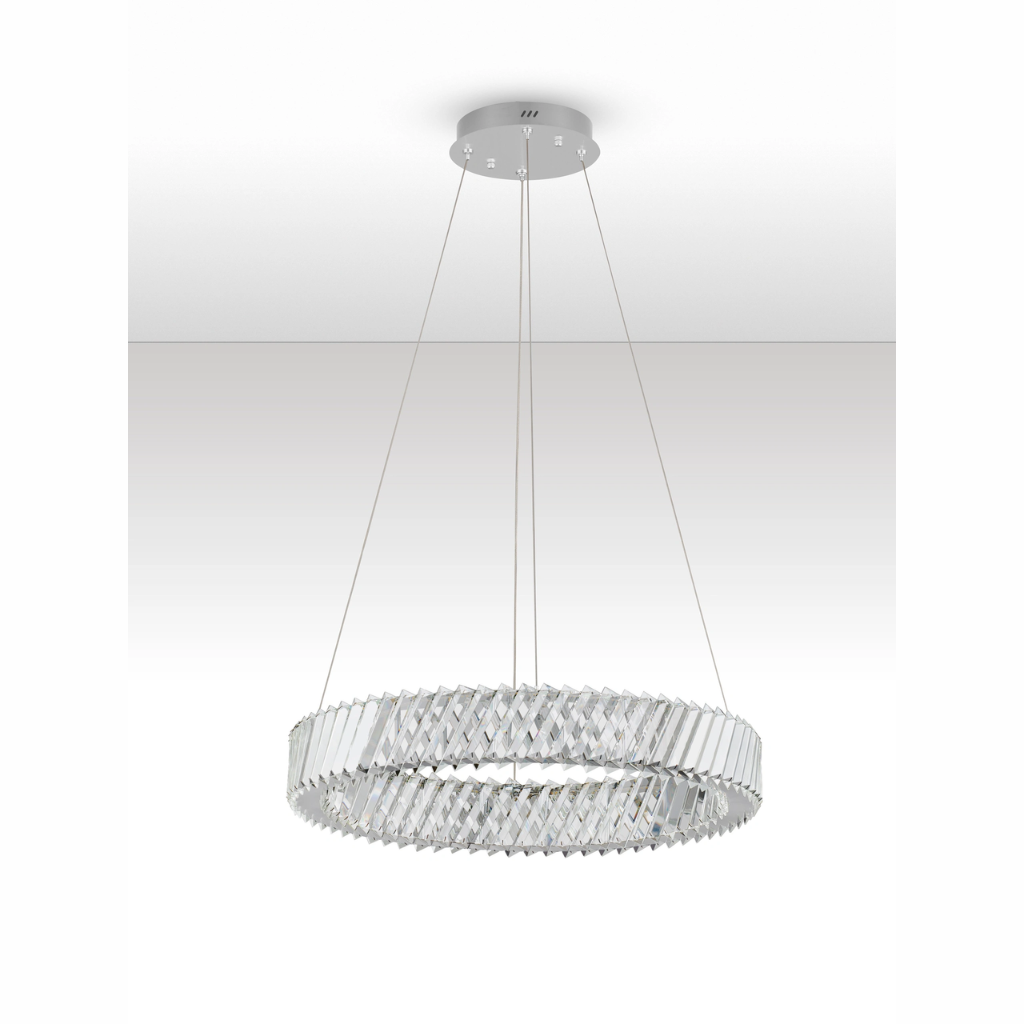 ARIETTA hangandi loftlj. LED 46W 3220lm 3K IP20 dimmanl. glær kristall - Image 3