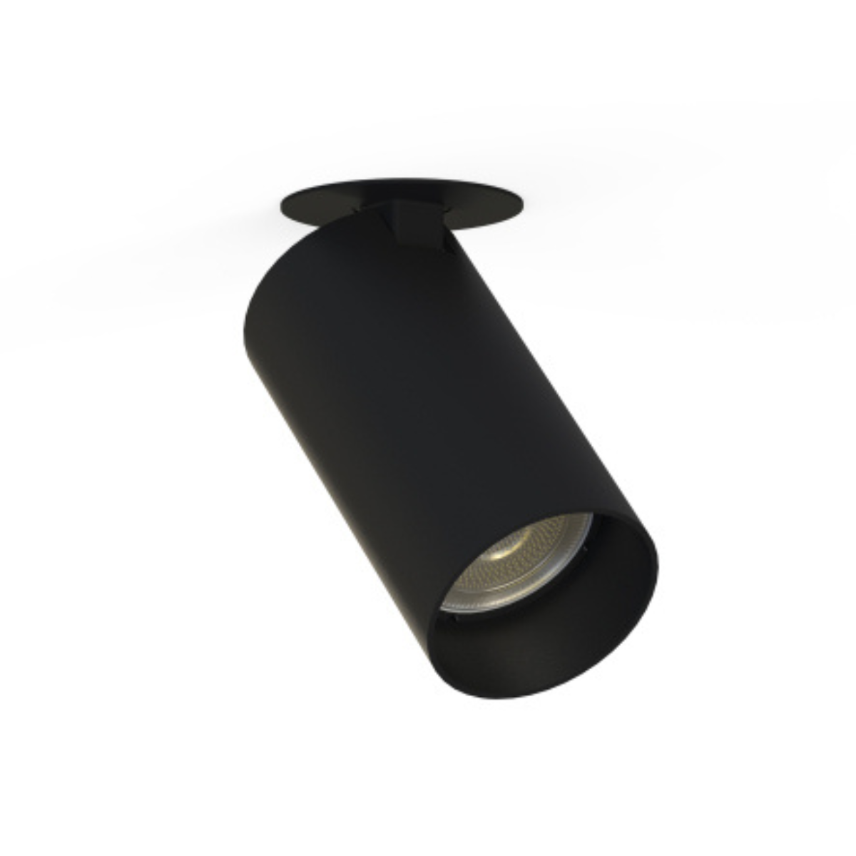 MONO kastari innfelldur gat 45mm GU10 10W svartur