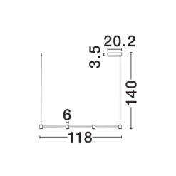 PUIZE hangandi L118 4x6W 3K dimm svart - Image 5
