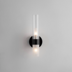 xCENTURY veggljós svart/glært LED 2x5W G9 - Image 3