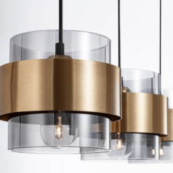 SIANNA hangandi 3x12W E27 svart/brass - Image 5