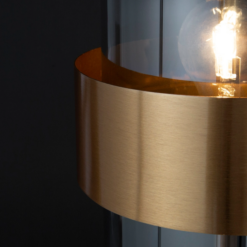 SIANNA borðflampi h47cm reykt/brass 1x12W E27 - Image 3