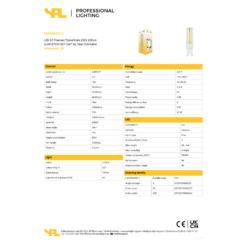 Led G9 2,5W 200lm 27K glær dimmanleg - Image 2
