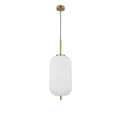 LATO hangandi LED 1x12W D:22 antiqbrass og opal