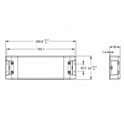 LED Spennir 24V/4,16A 10-100W Triac dimmanlegur - Image 2