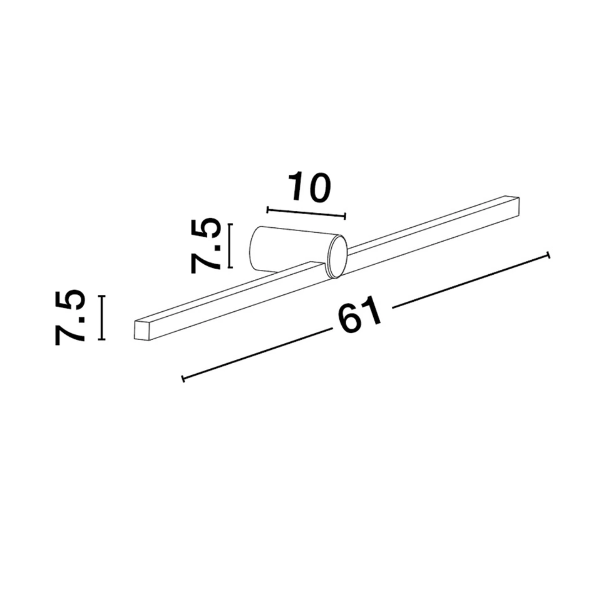 BREGGO Veggljós LED 12W IP54 Svart - Image 4