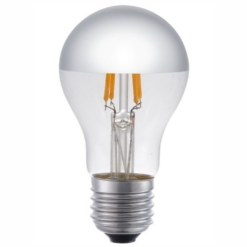 LED A55 Toppspegilpera silfur 4W 25K 250lm RA90 dim