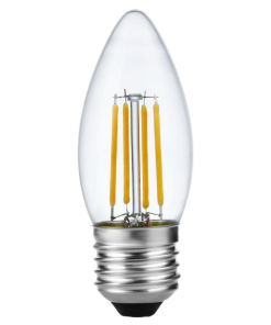 Led kerti E27 4W 320lm 25K glær dimmanleg