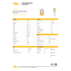 Led G9 5W 450Lm warm to dim - Image 2