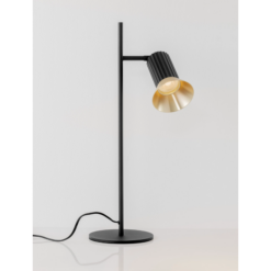LUVIA borðlampi LED MR16/GU10 1x10W IP20 án peru svart/gyllt - Image 4