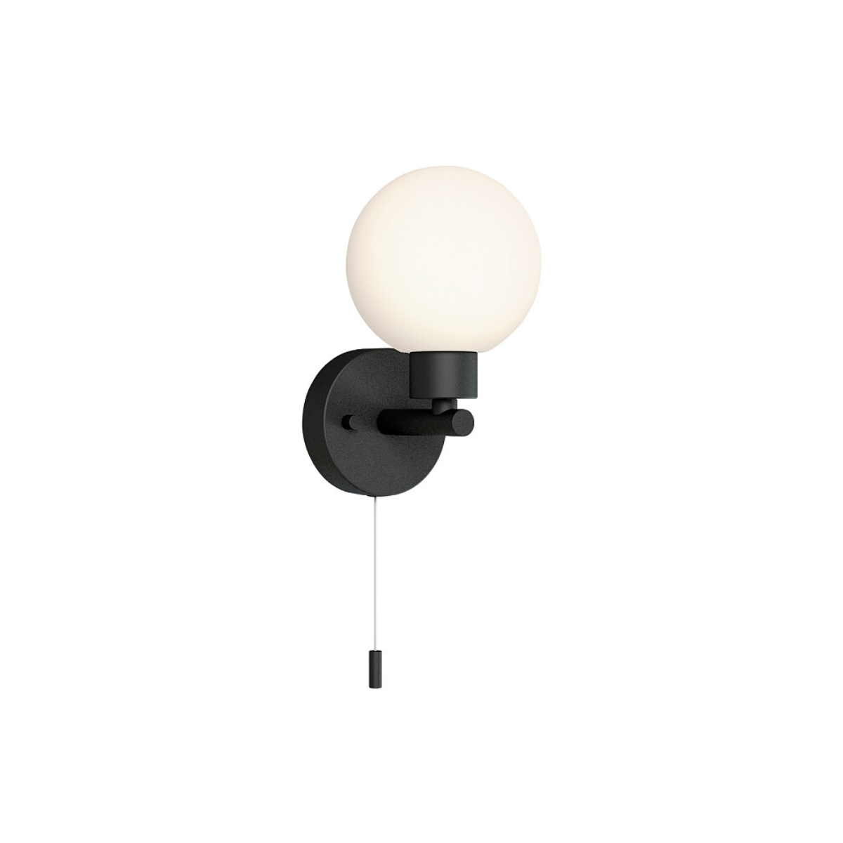 SIMI baðljós vegg 25W G9 IP44 svart/opal