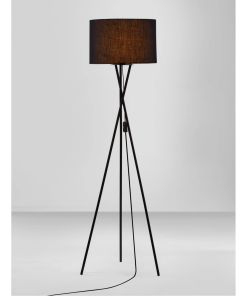 Alternative view of RETRO gólflampi 12W E27 h145cm svartur