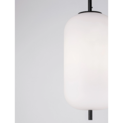 LATO hangandi LED 1x12W D:22 svart og opal - Image 2