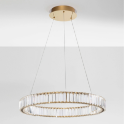 AURELIA hangandi Q600 LED 40W 3500K gyllt og krist - Image 2