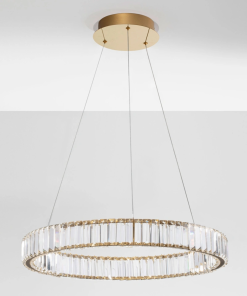 Alternative view of AURELIA hangandi ljós LED 40W 3500K gyllt og krist