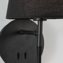 NIA veggljós 3W led 3K 5W E14 svart - Image 3