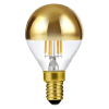 Led kúla P45 toppspegil gull 4W 250lm E14 dimm.