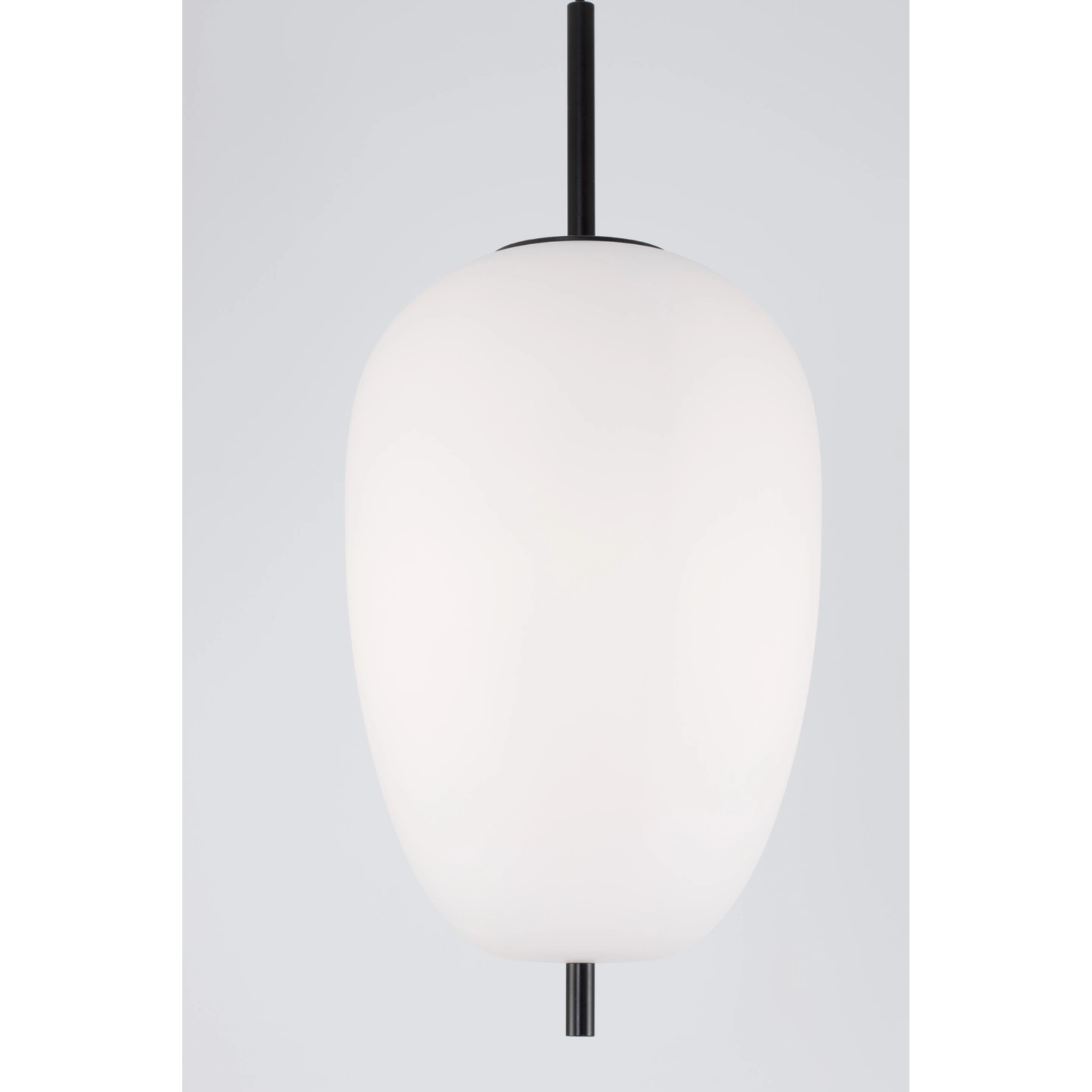 LATO hangandi LED 1x12W D:27 svart og opal kúla - Image 2
