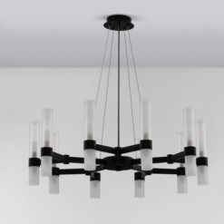 xCENTURY hangandi svart/glært LED 20x5W G9 - Image 2