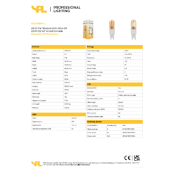 Led G9 3W 240Lm 22K Ra90 dimmanleg - Image 2