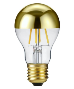 LED GLS Toppspegilpera gull 4W E27 dim