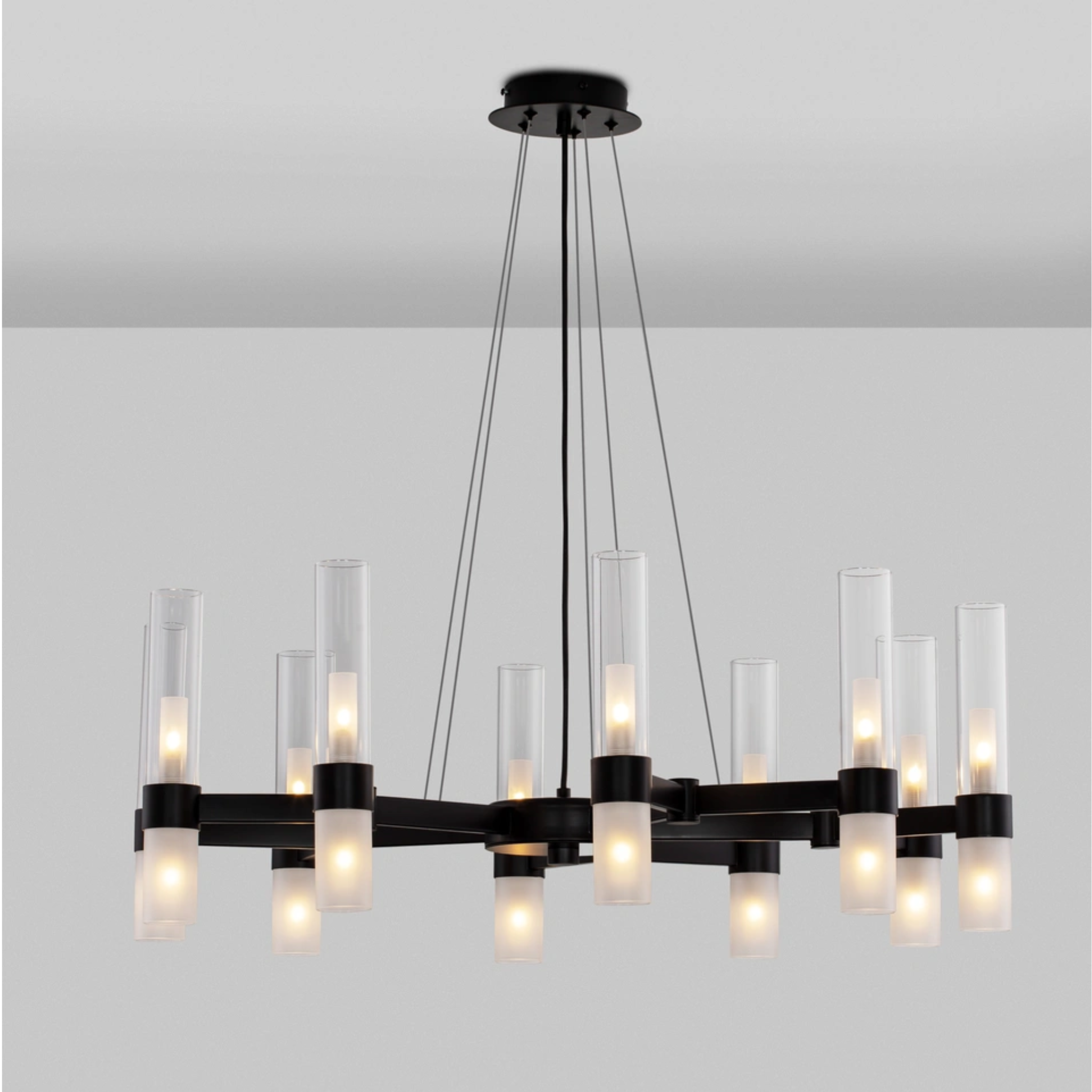CENTURY hangandi svart/glært LED 20x5W G9 - Image 3