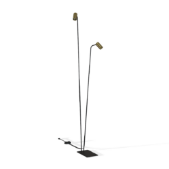 xMONO II gólflampi 2x10W GU10 brass