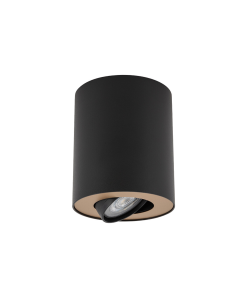 SET loftljós svart/gull LED GU10 10W