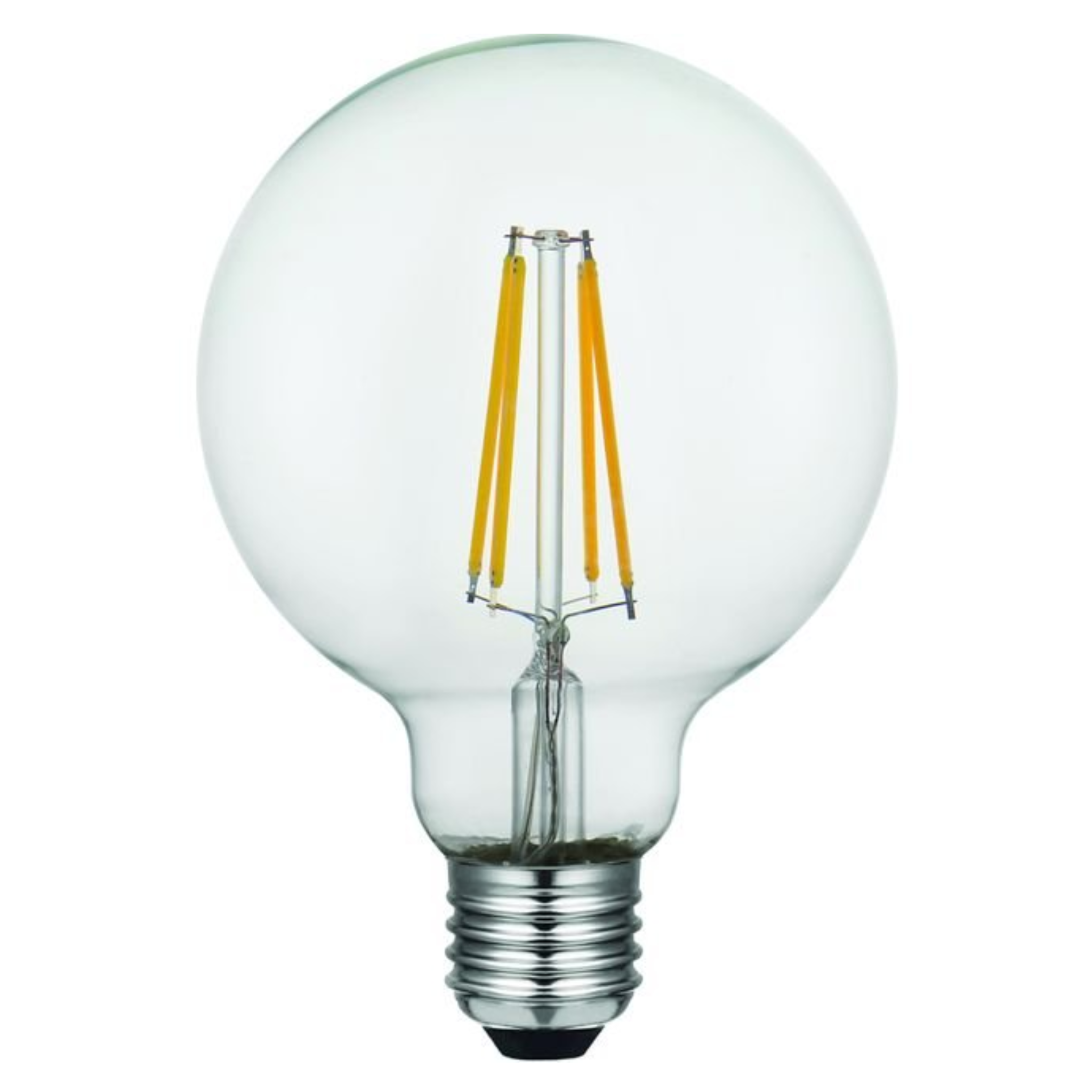 LED G95 glær 8W 740lm 925 E27 dimmanleg