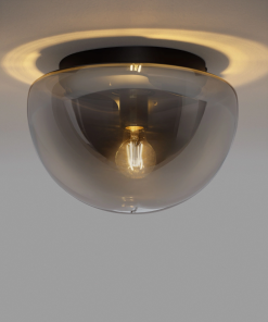 Alternative view of EBONY loftljós LED 12W E27 án peru svart/grátt