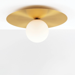 INDIGO loftljós Q40 5W G9 opal/gyllt - Image 5