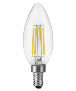 LED E12 Fila Candle C35x100 230V 470Lm 4.4W 927 AC Clear Dim