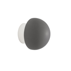 NETUNE Led veggljós Q110 6W 160lm 3K grátt IP20