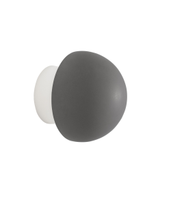 NETUNE Led veggljós Q110 6W 160lm 3K grátt IP20