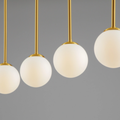 SAVOY hangandi loftlj. LED 6x5W G9 IP20 án peru gyllt/hvítt - Image 3
