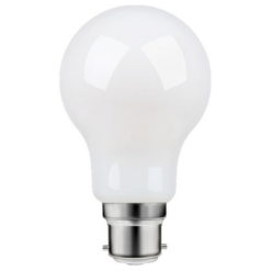 LED A60  8W 806lm 27K BA22d dimmanleg opal