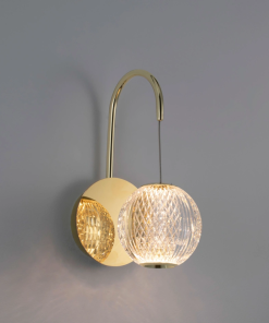 Alternative view of BRILLANTE veggljós LED 4,2W 3200K gyllt