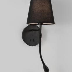 NIA veggljós 3W led 3K 5W E14 svart - Image 2