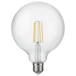 LED G125 glær 7W 806lm 925 E27 dimmanleg