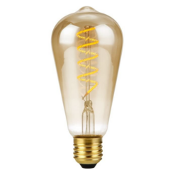 LED ST64 4W 200lm 2K Rustika E27 Dimmanleg