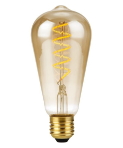 LED ST64 4W 200lm 2K Rustika E27 Dimmanleg