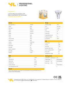 Alternative view of Led GU10  pera