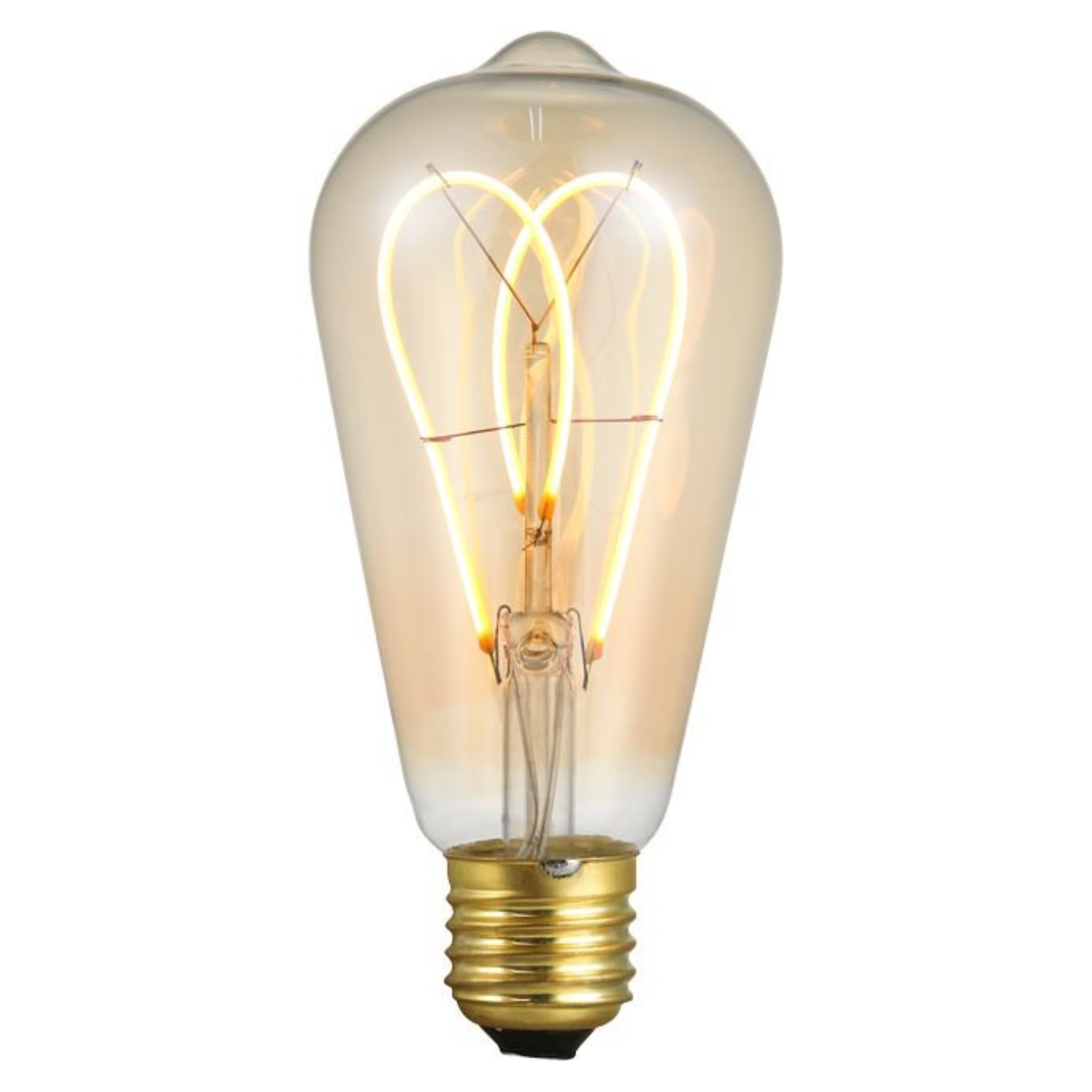 LED ST64 5W 300lm 2K Gold E27 dimmanleg