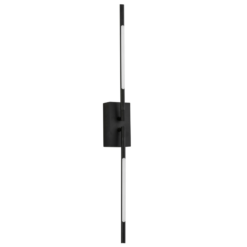 RACCIO veggljós LED 9,2W 3K 74 cm svart