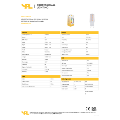 Led G9 3W 310lm 27K Frosted - Image 2