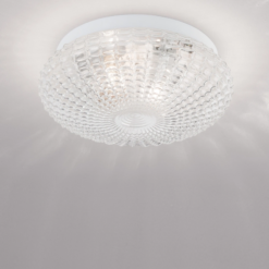 CLAM loftljós glært gler Q300 E27 2x12W - Image 2