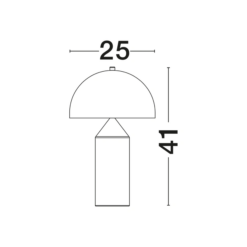 BOLT Borðlampi Svartur H=41 cm, 12W - Image 3