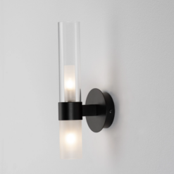 xCENTURY veggljós svart/glært LED 2x5W G9 - Image 4