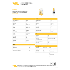 LED G4 12V 1,5W 160lm 27K glær dimmanleg - Image 2